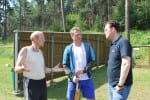 Im Gespräch mit den Trainern im Kinder- Biathlon-Trainingslager in Frankenhain
